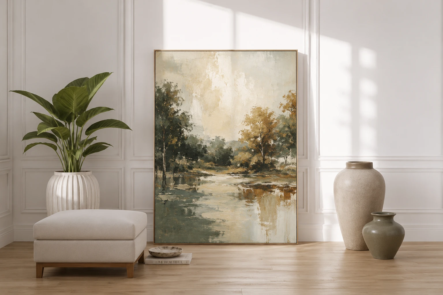 Kunstwerk und Dekoration